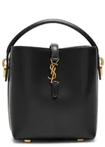 Saint Laurent Le 5 à 7 Mini Leather Bucket bag - Black ONE SIZE
