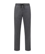 Moncler Logo Patch Drawstring Pants IT52,IT50 dark gray