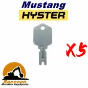 5pcs Mustang Hyster Clark Yale Gehl Crown Cat Daewoo Forklift Excavator 166 keys