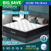 ALFORDSON Mattress Queen Double King Single Bed Euro Top Spring Foam Medium Firm