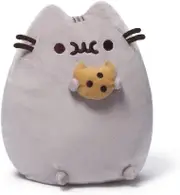 COOKIE 25 CM - GUND - Quality Plush for Baby - Greedy Gray Cat Plush Cookie Size 30 cm - Baby Toy 12 Months 1 Year and +
