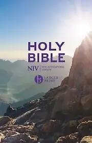 Niv Larger Print Personal Value Hardback Bible by New International Version Paperback Book