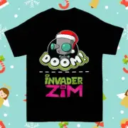 Invader Zim Ugly Christmas T-Shirt Unisex Tee Funny Gift Size S-4XL ZL465
