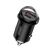 JR-C11 PPS Series 45W Daul USB + Type-C Port Smart Car Charger (Black)
