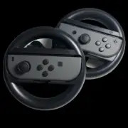 2 Pack Racing Steering Wheel For Nintendo Switch Joy-Con Controller Handle Grips