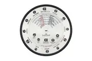Barcraft Stainless Steel 14cm Cocktail Compass Round Bartender Guide Silver