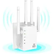 WiFi Range Extender Signal Booster, 1200Mbps Dual-Band Extender for Home, Up ...