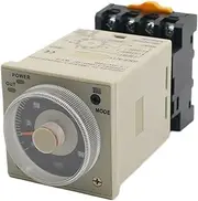 H3CR-A 11 pin AC 100-240V time Relay H3CR series12VD 24VDC 100-240VAC 24-220VAC-DC Timer (Size : 24-220VAC-DC)