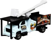 Matchbox Working Rigs Die-Cast Vehicle - GMC C8500 Topkick Tree Trimming Truck ~ Light Blue ~ 70th Anniversary Series