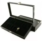 2 18 Watch Bracelet Glass Top Jewelry Display Cases 14 3/4" x 8 1/4"