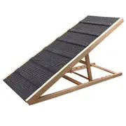 Dog Pet Ramp Adjustable Height Foldable Stairs Steps For Bed Sofa Car