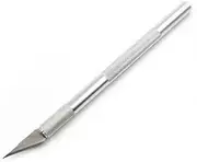 Precision Craft Knife with Metal Handle, Engraving Tool for Paper Cutting and Phone Repair, Includes 5 Sharp Scalpel Blades (Silver)