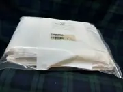 Hafele 008.54.597 Wiping Cloth Premium Cotton Knit 18" x 18" White 50 Pack