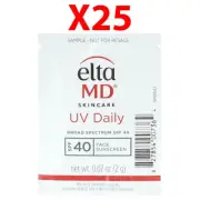 Elta MD UV Daily Broad Spectrum SPF 40 0.07oz/2g SET OF 25