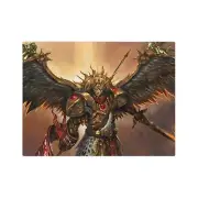 Velveteen Minky Blanket:Sanguinius,Primarch,Blood Angels,Gift to Him-Her