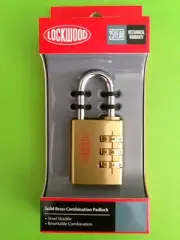 New Lockwood Combination Padlock 150/30/125/DP brisbane pickup fine