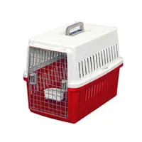 在飛比找友和YOHO優惠-IRIS ATC-670寵物航空飛機籠(白/紅)(中型犬適用