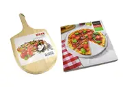 Al Dente Pizza Combo Pack 33cm Pizza Stone + Serving Rack + Paddle