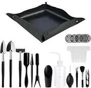 Garden Tools - Mini Plant Tool, 50cm Garden Tools, ABS Repotting and Plant Care with Repotting Mat, 28-Piece Set for Houseplants, Succulents, Balcony, Indoor Care