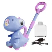 Dinosaur Bubble Machine Automatic Bubble Maker with Led Light for Outdoor Garden