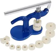 MMOBIEL Professional 13 Piece Watch Back Press Set Back Case Closer Crystal Glass Fitting Watchmaker Repair Tool Kit, with 12 Additional Snap on Fitting Dies/Moulds