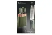 Stanley Rogers 6 Piece Oval Knife Block Set Olive