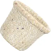 Cabilock Rustic Woven Laundry Hamper Basket Wicker Storage Bucket for Home Living Room Office