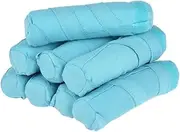 8pc Blue Memory Foam Hair Rollers 16cm for Home & Salon Styling