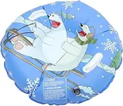HONMEET Thickened Inflatable Snow Tube for Winter Sledding Wear Resistant with Handles Durable Cold Resistant Design for Outdoor Fun