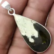 Natural Chrome Chalcedony 925 Sterling Silver Pendant Jewelry P-1001
