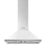 Smeg 90cm Portofino Wallmount Canopy Rangehood - White
