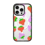 iPhone 16 Pro Impact Case MagSafe Compatible Strawberries by Matthew Langille