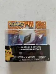 Pokémon Z Ring Crystal Sun & Moon Nintendo 3DS Tomy Steel Rock Poison Type
