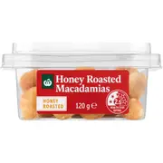 Woolworths Honey Macadamia 120g