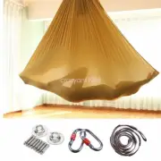 5x2.8m Yoga Swing Aerial Hammock Trapeze Inversion Heavy Duty Anti-gravity Kit
