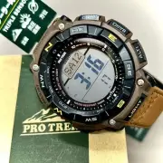 Casio PRO TREK PRG 340L 5JF Climber Line Triple Sensor Solar Watch Japan