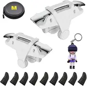 PUBG Mobile Triggers 13 in 1 Gaming Combo, Mobile Phone Game Controller with L1R1 2 Triggers for PUBG/Call of Duty/Rules of Survival, Aim & Fire Trigger for iPhone & Android Phone