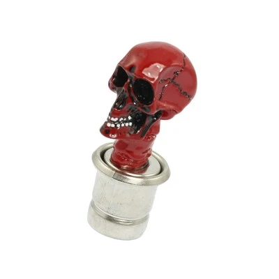 DC12V Red Skull Head Style Auto Car Cigarette Lighter Plug Connector Ignition