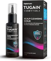 Tugain Essentials Scalp Cleansing Scrub from Cipla | 2% Glycolic Acid, 0.5% Salicylic Acid, Tea Tree Extract & Rosemary Extract I Controls sebum production | Exfoliates Scalp| Promotes healthy scalp