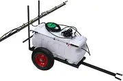 Giantz Weed Sprayer 100L Garden Weeds Killer Spot Sprayers Pump Pressure Lawn Plants Mist Boom Spray Tank, Farm Agricultural Equipment, 100PSI Diaphragm Pumps with Trailer 3m and 6m Hose