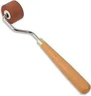 Rubber Brayer Roller for Crafting, Brayer Roller for Printmaking, Craft Stamping Brayers Roller for Anti Skid Tape Construction Tools, Print, Wallpapers and Scrapbooks(0.8")
