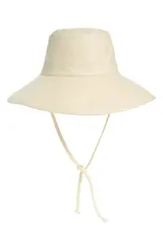 Lack of Color Holiday Cotton Canvas Bucket Hat in Beige at Nordstrom, Size Small
