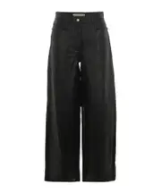 Pleated Patchwork Casual Pants EU38,EU36,EU34 Black