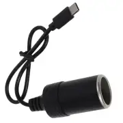 Type C to 15V PD Car Cigarette Lighter Socket Female Converter Adapter Cable