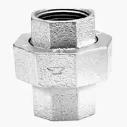Anvil 8700163408, Malleable Iron Pipe Fitting, Union, 1/2" NPT Female,