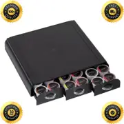 Coffee Pod Holder 36 K Cup Storage Rack Cups Drawer Organizer Keurig Black NEW