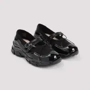 [Simone Rocha] Simone Rocha-Black Mesh Tracker Ballerina-Donna 40 IT