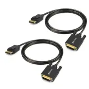 Displayport to DVI Cable 6 Feet 2-Pack, UKYEE Display Port(DP) to DVI-d