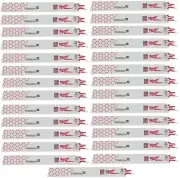 25 Brand New Milwaukee 9" 18 TPI Sawzall Reciprocating Saw Blades 48-00-5788
