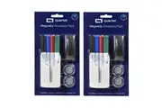 16x Quartet Magnetic Accessory Pack Storage Cup w Markers Eraser For Whiteboard